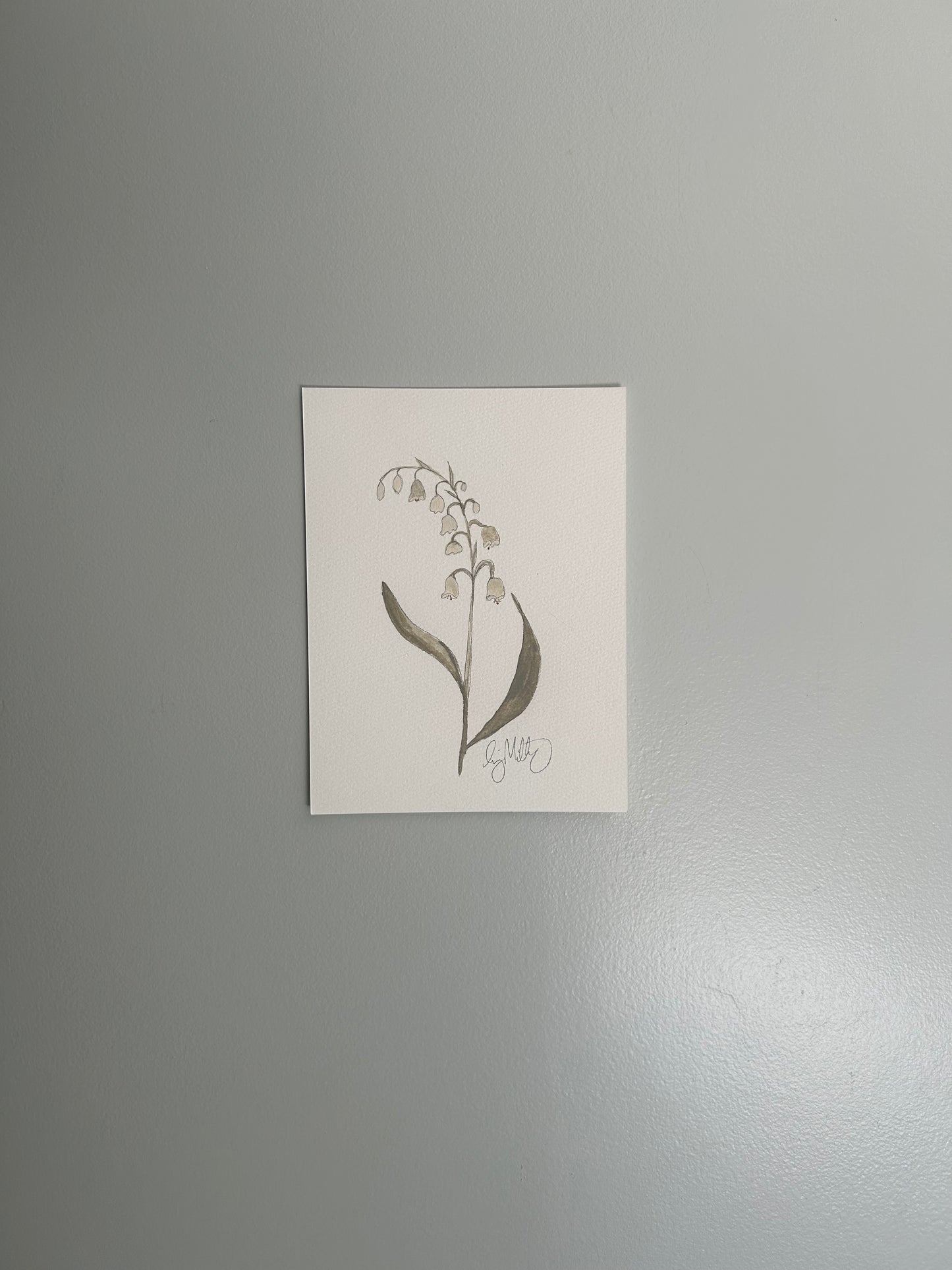 mini watercolor floral I
