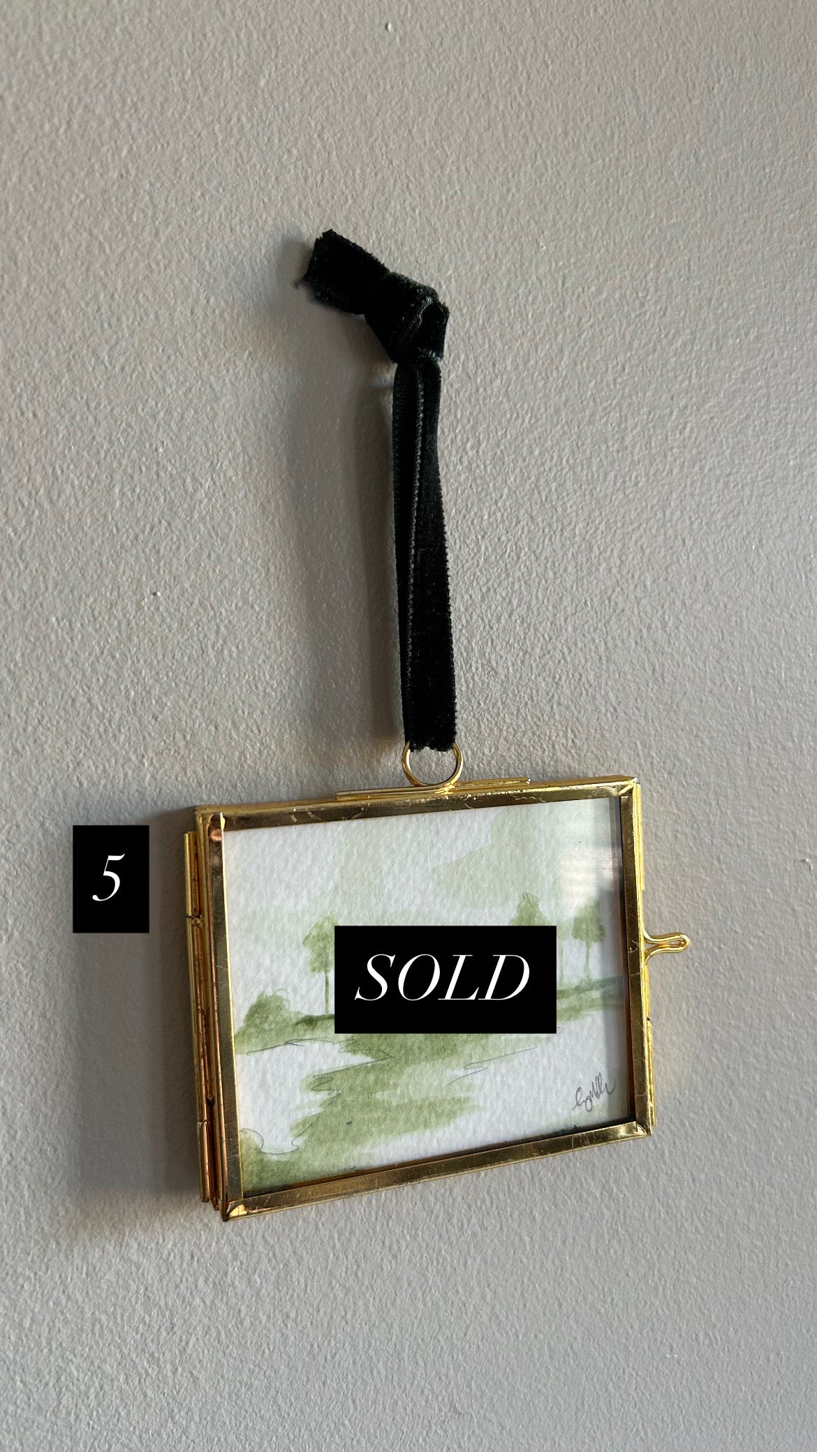 mini landscape ornaments lll